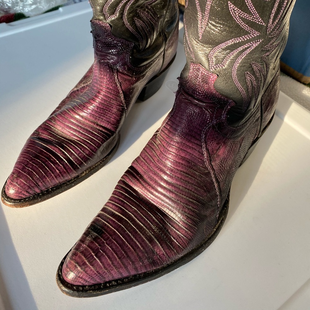 Justin leather 🐍 boots